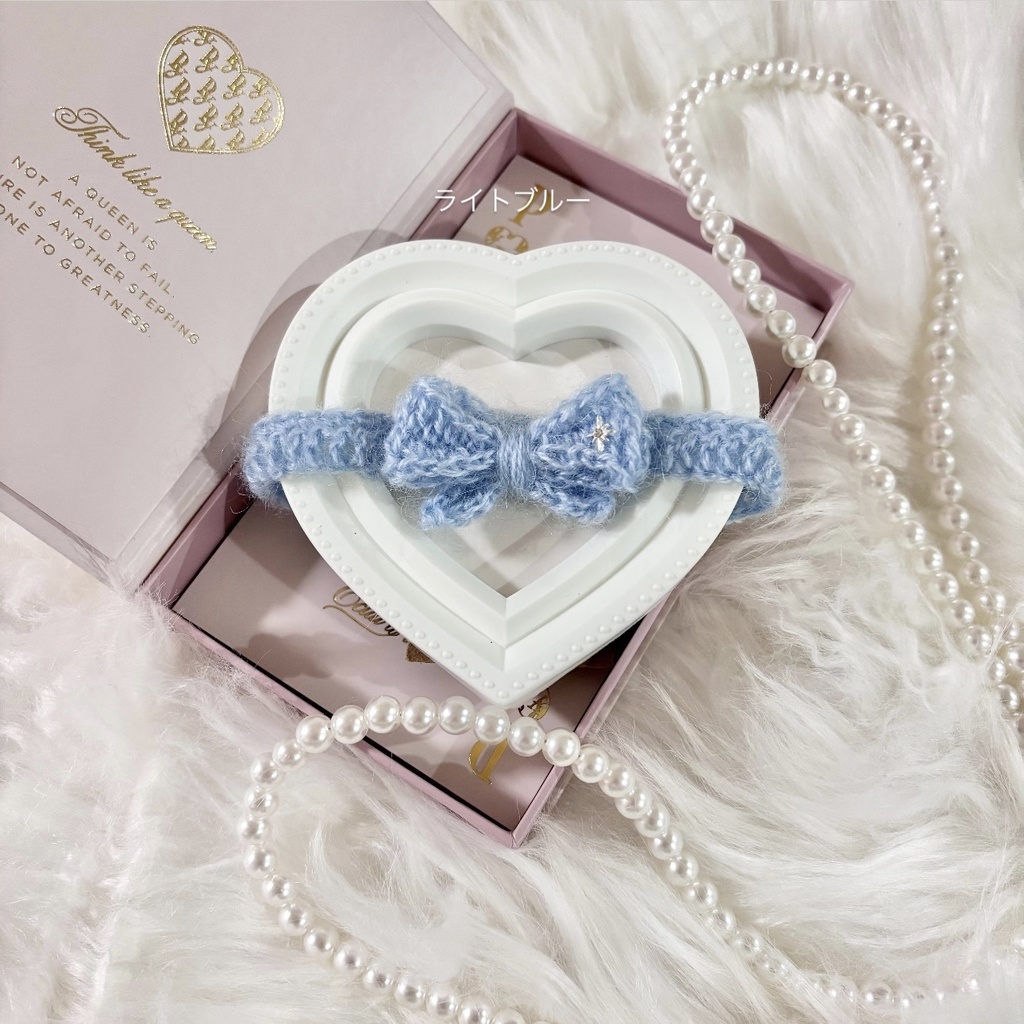 あざとリボンマフラー(10cmぬい用)