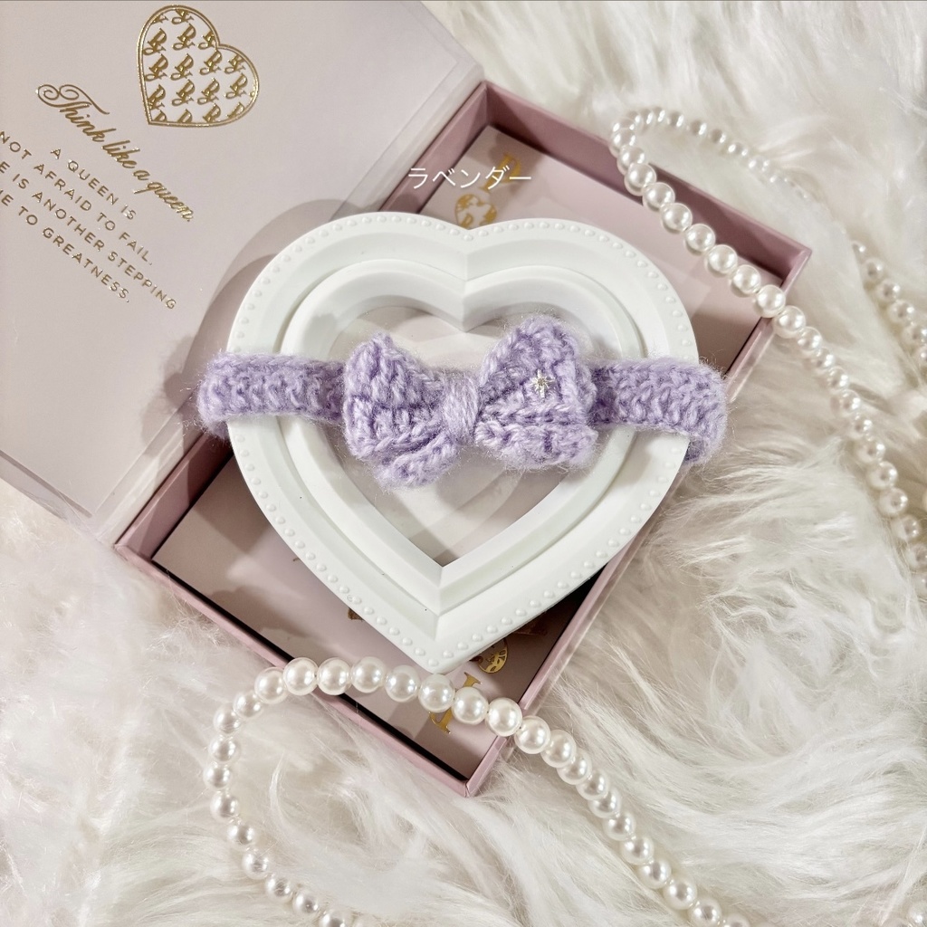 あざとリボンマフラー(10cmぬい用)