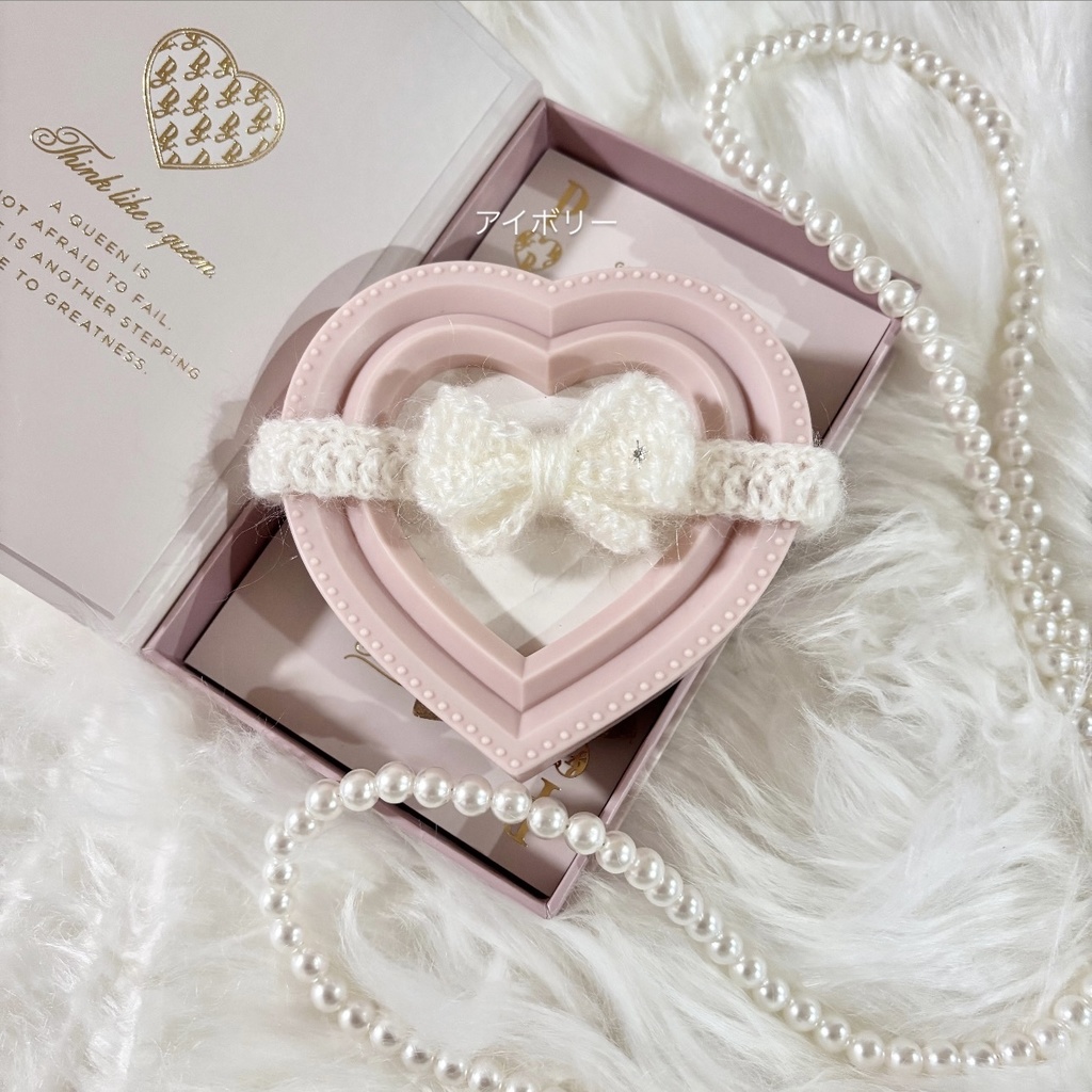 あざとリボンマフラー(10cmぬい用)