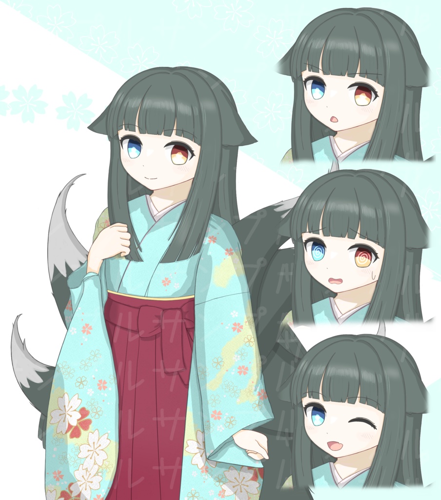 【二次創作】緋惺・あけさとさん立ち絵