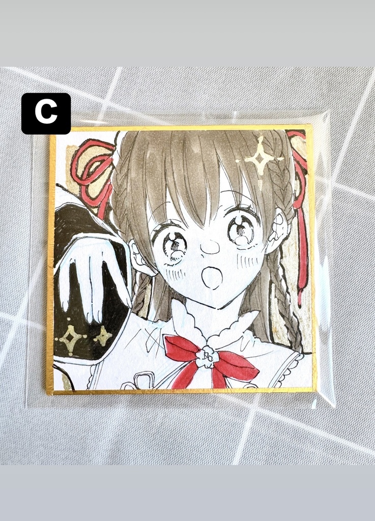 【豆色紙】チャイナ娘4種◆直筆サイン入り