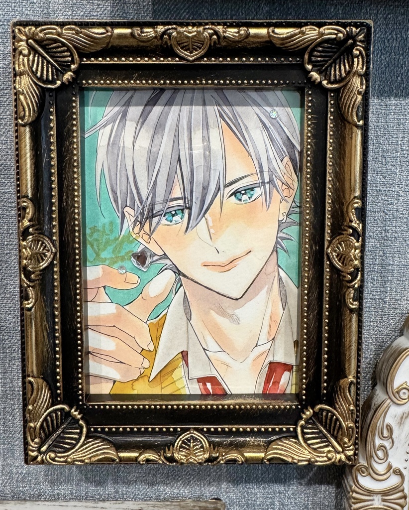 【額縁付き原画】殺したいほどアイしてる・速水◆サイン入り