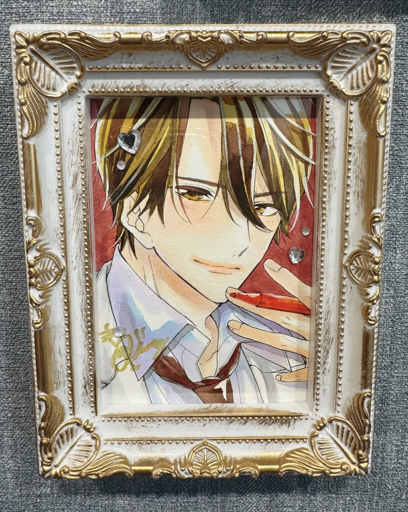 【額縁付き原画】殺したいほどアイしてる・成瀬先生◆サイン入り