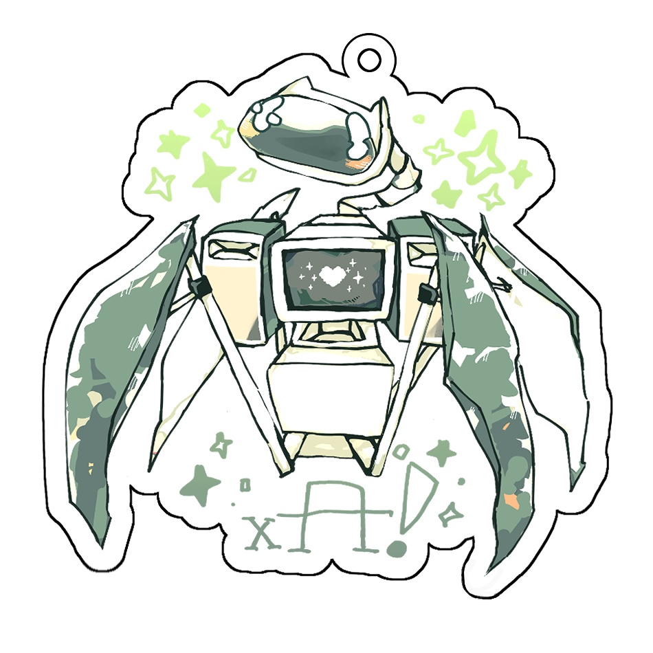 ァネゴン　両面アクリルキーホルダー