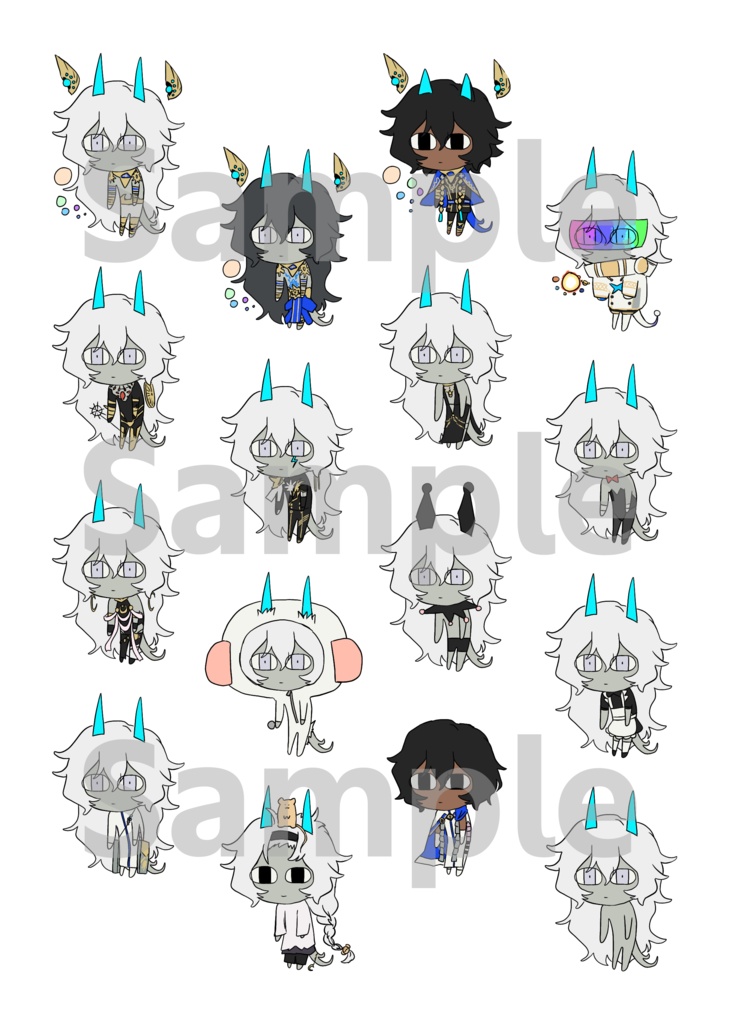 ジュナオくんがいっぱい！シール