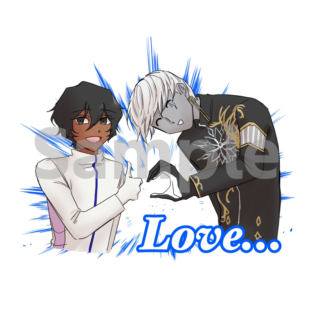 雷霆親子の愛が感じれる！シール