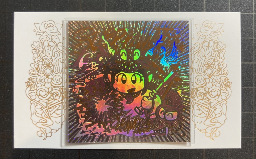 SUPER YAMATOさん虹箔　台紙付き　4箔＋箔フィルム