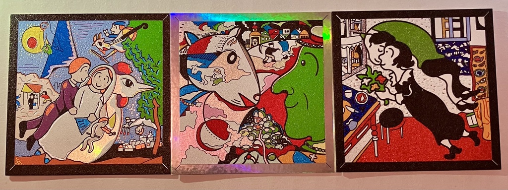 シャガール3種セット　48美術館