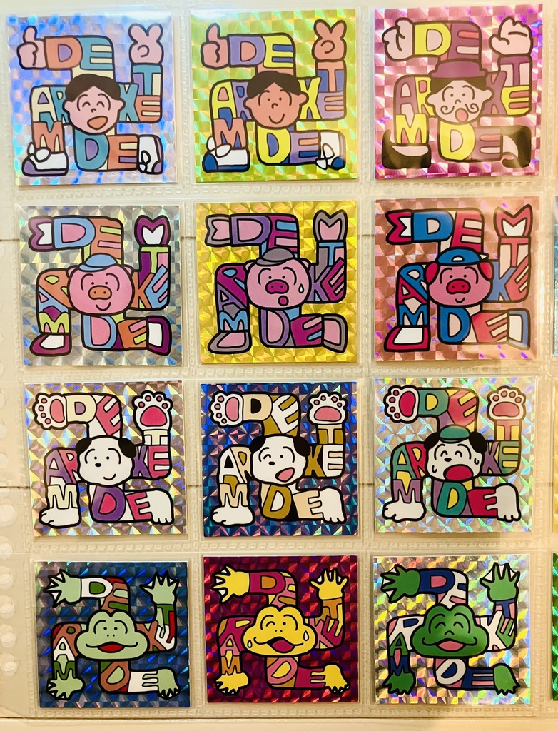 卍くんシール　24種セット