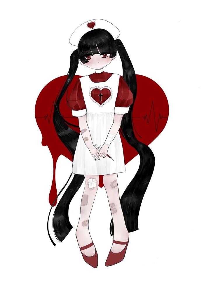 ナースちゃん♡両面アクキー