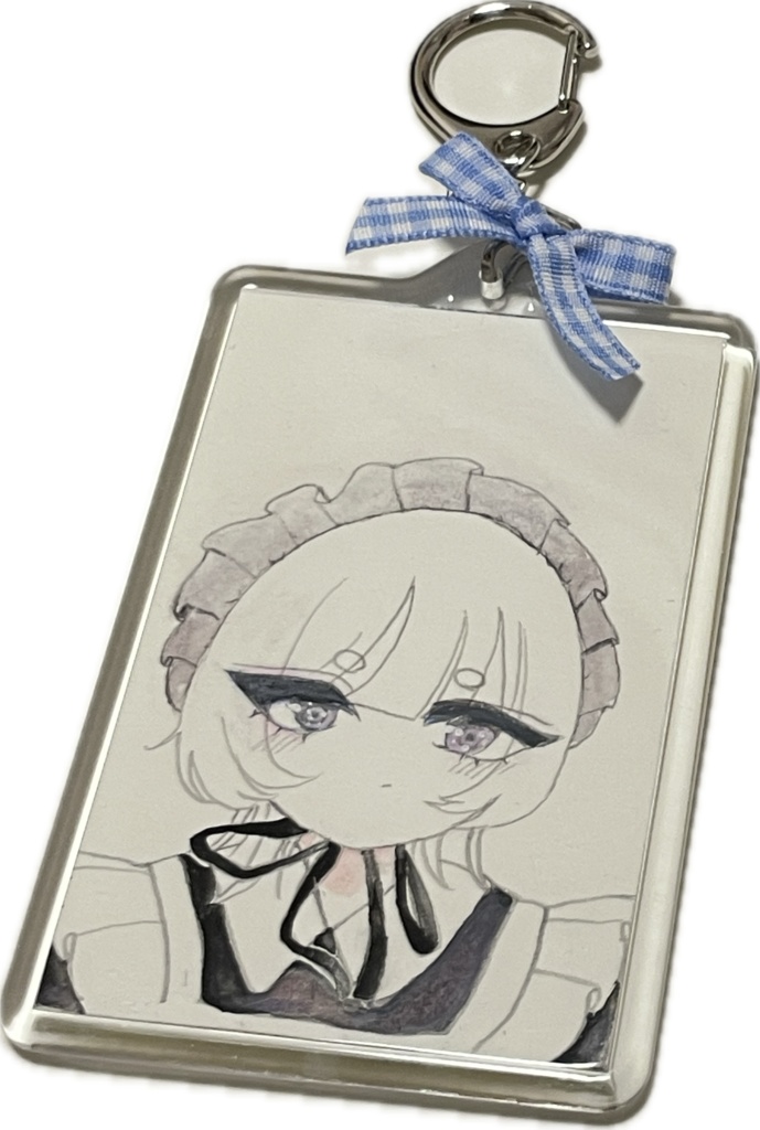 ミニ原画メイドちゃんキーホルダー