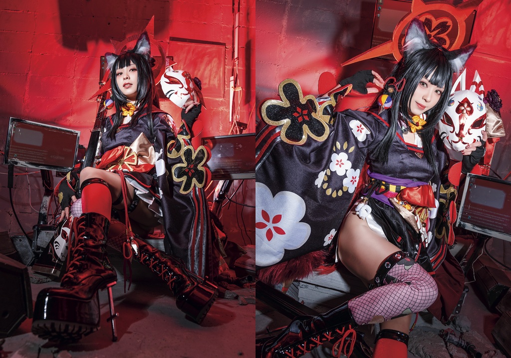 仮面裏に秘めし純情 ブルアカコスプレ写真集