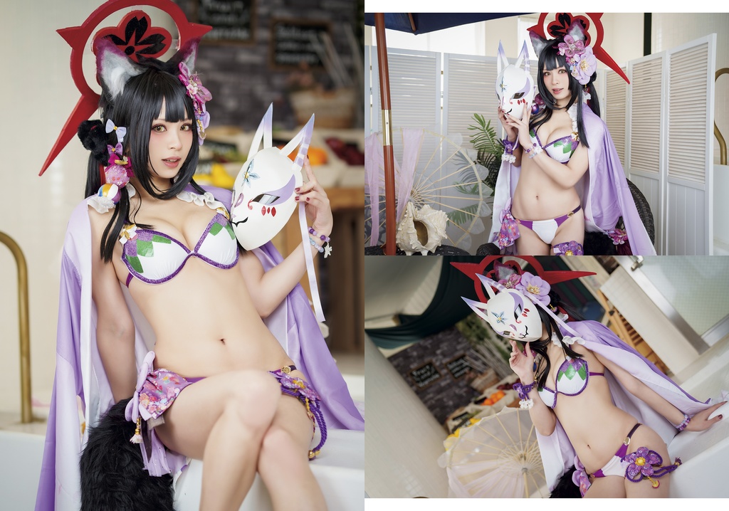 仮面裏に秘めし純情 ブルアカコスプレ写真集