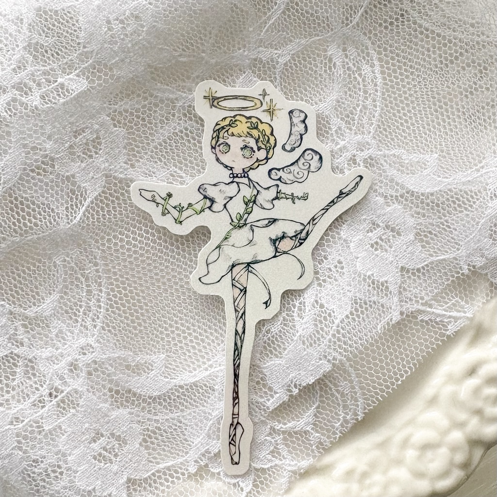 キューピッドV キラキラステッカー