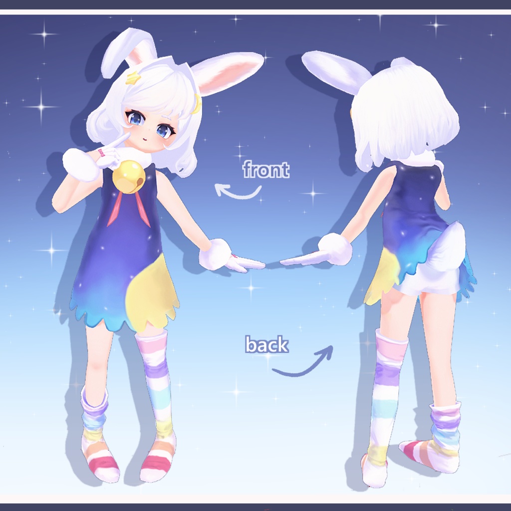 オリジナル3Dモデル「ベンジャミン」PC・Quest対応