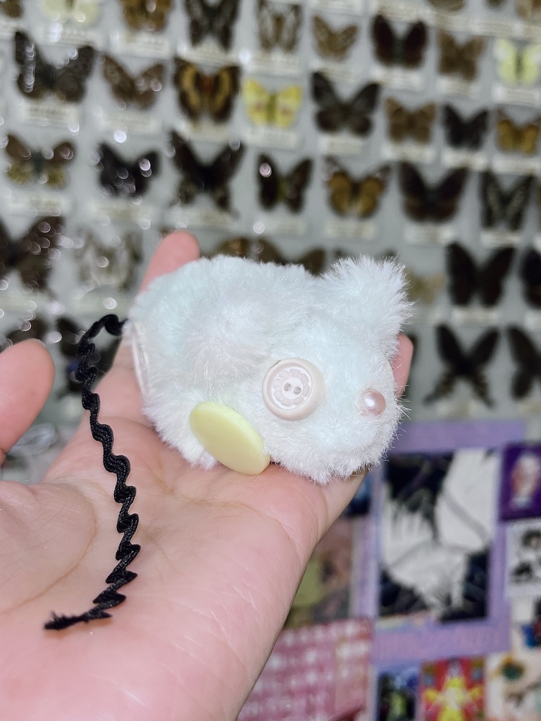 ねずみちゃん1号(ミントグリーン) Little Mouse No.1 (Mint Green)