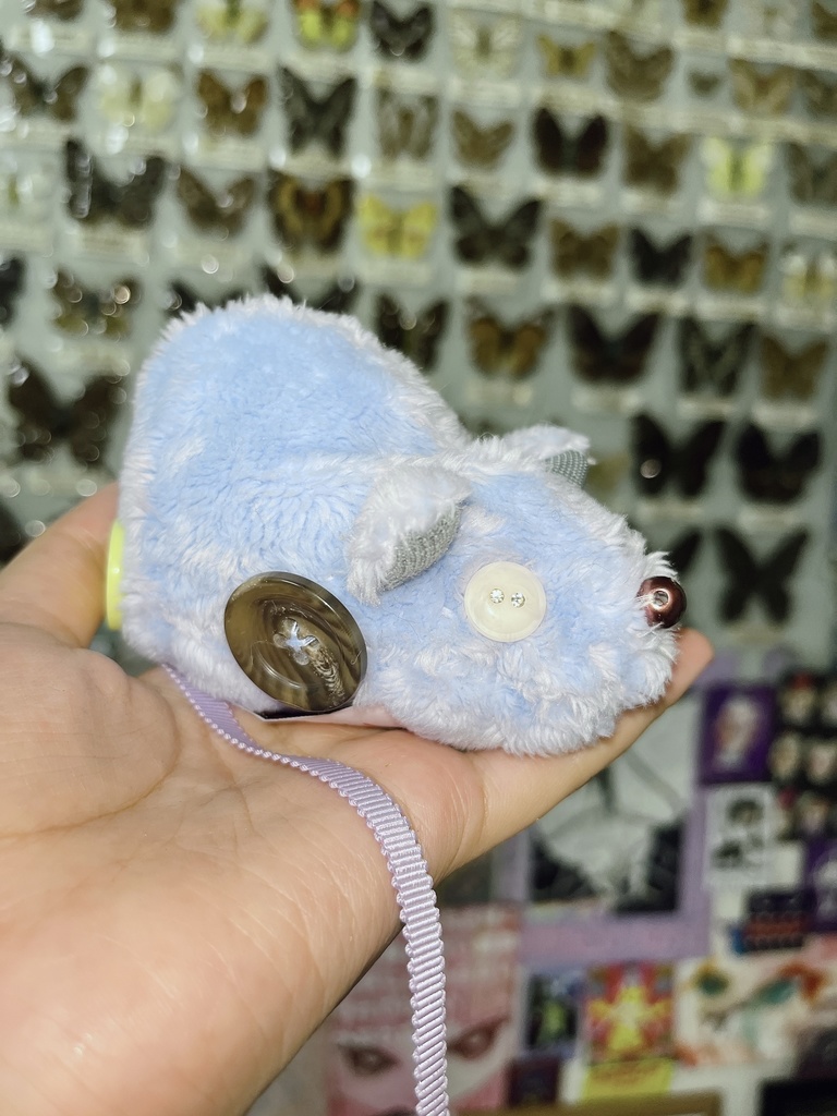 ねずみちゃん2号(ブルー) Little Mouse No.2 blue