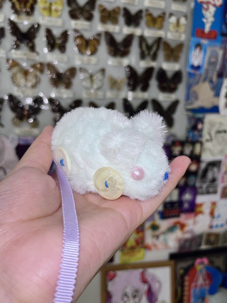 ねずみちゃん2号(ミントグリーン) Little Mouse No.2 (Mint Green)