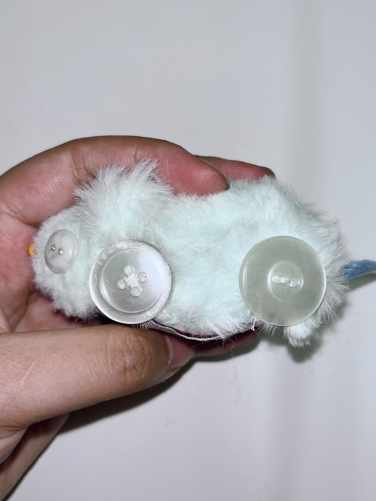 ねずみちゃん3号(ミントグリーン) Little Mouse No.3 (Mint Green)