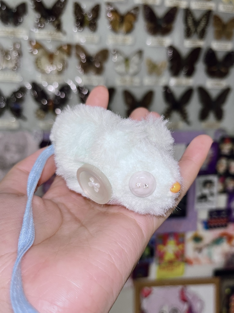 ねずみちゃん3号(ミントグリーン) Little Mouse No.3 (Mint Green)