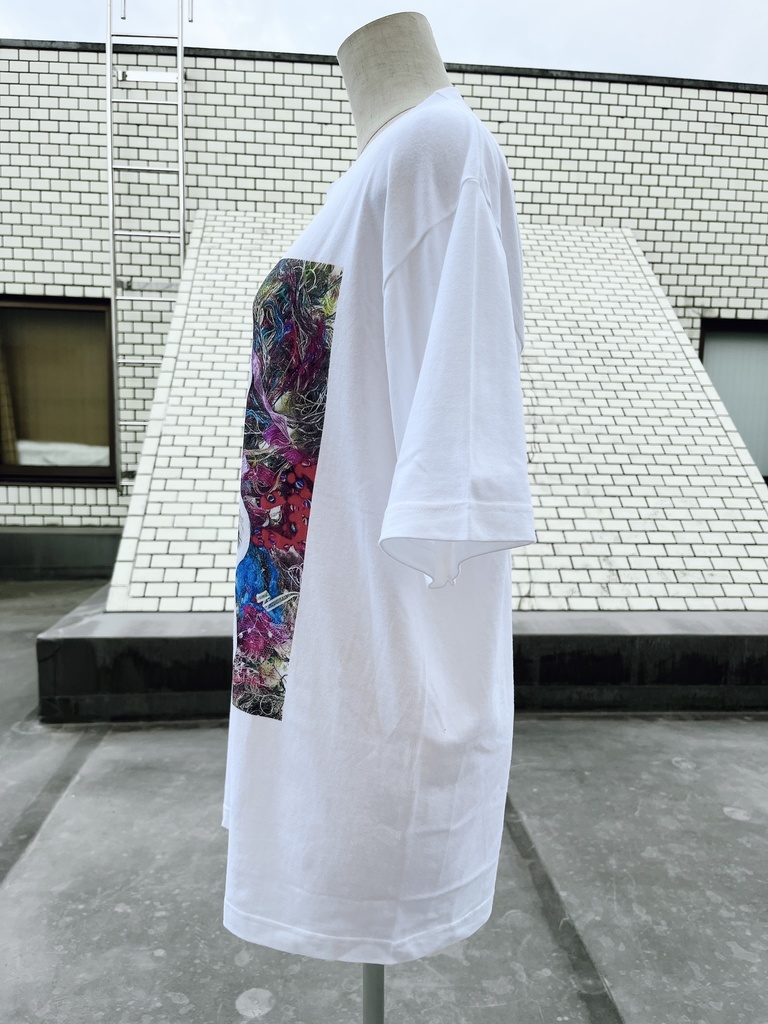 金魚戦士のTシャツ(Lsize/赤) Goldfish Warrior T-Shirt (L size / red)