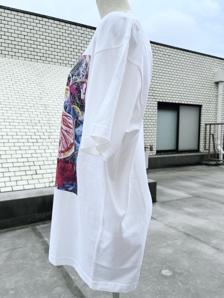 金魚戦士のTシャツ(Lsize/オレンジ) Goldfish Warrior T-Shirt (L size / Orange)