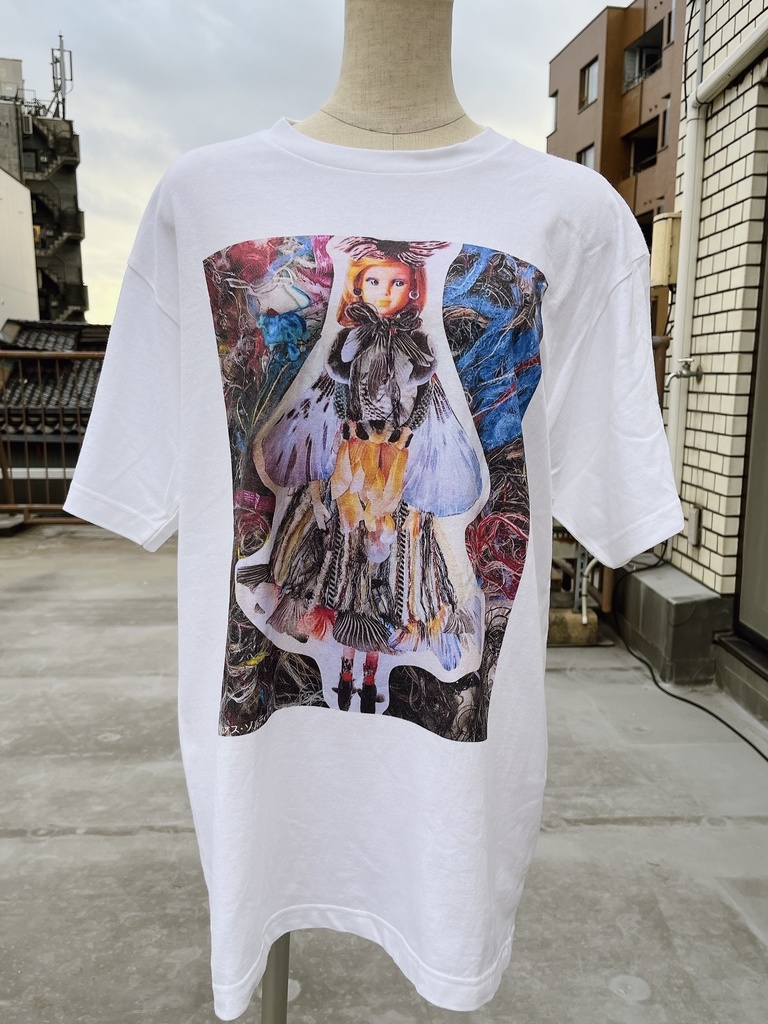 金魚戦士のTシャツ(Lsize/黒) Goldfish Warrior T-Shirt (L size / Black)