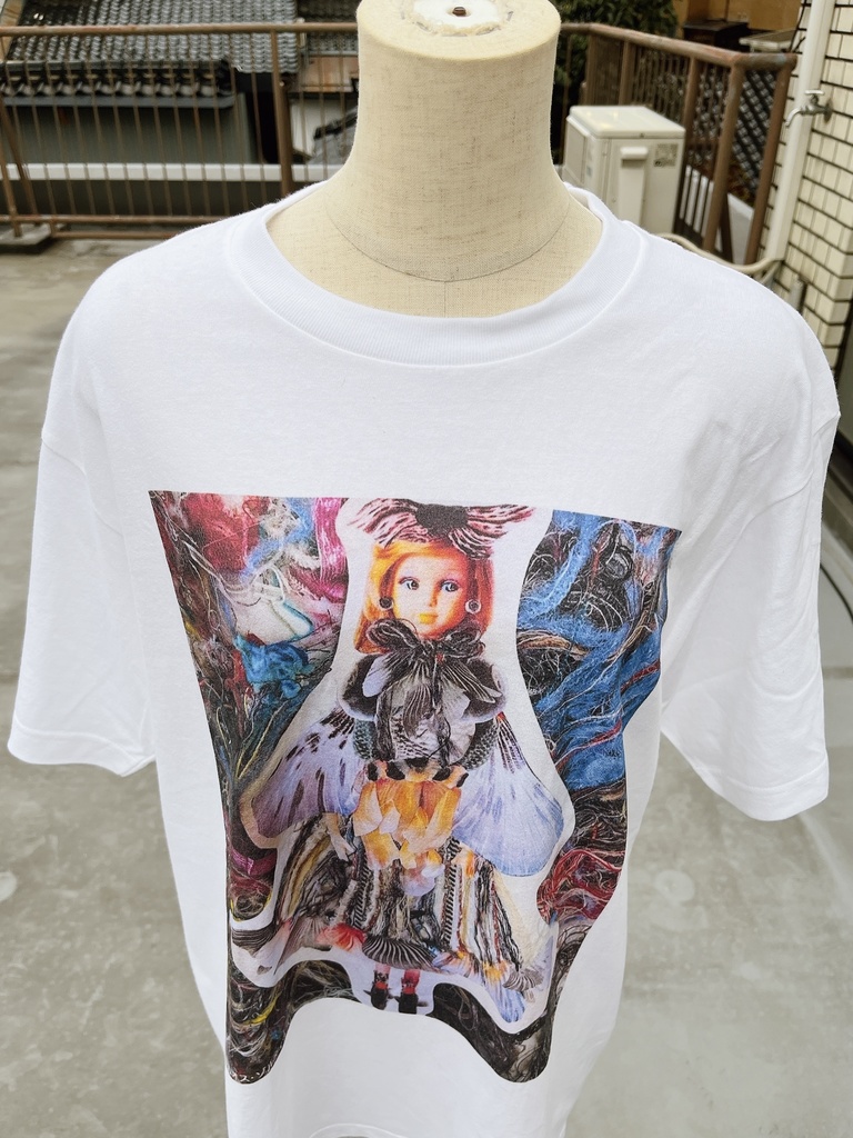 金魚戦士のTシャツ(Lsize/黒) Goldfish Warrior T-Shirt (L size / Black)