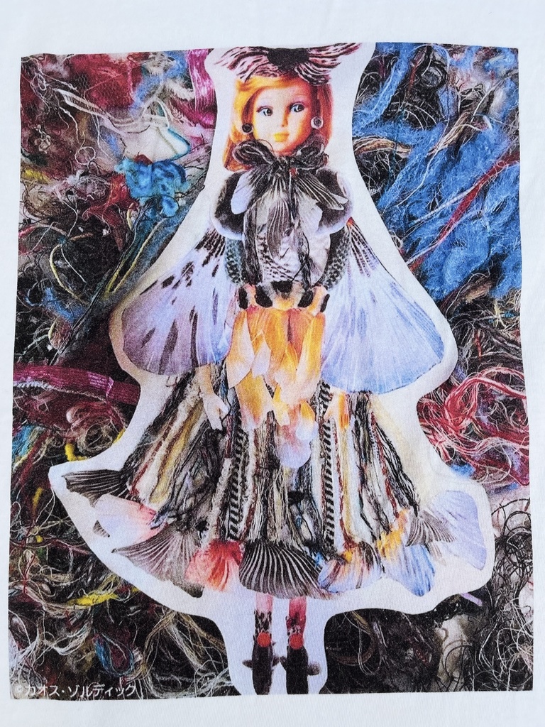 金魚戦士のTシャツ(Lsize/黒) Goldfish Warrior T-Shirt (L size / Black)