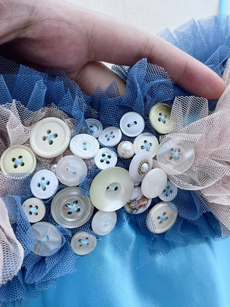 バレリーナの亡骸(ベージュ×ブルー)