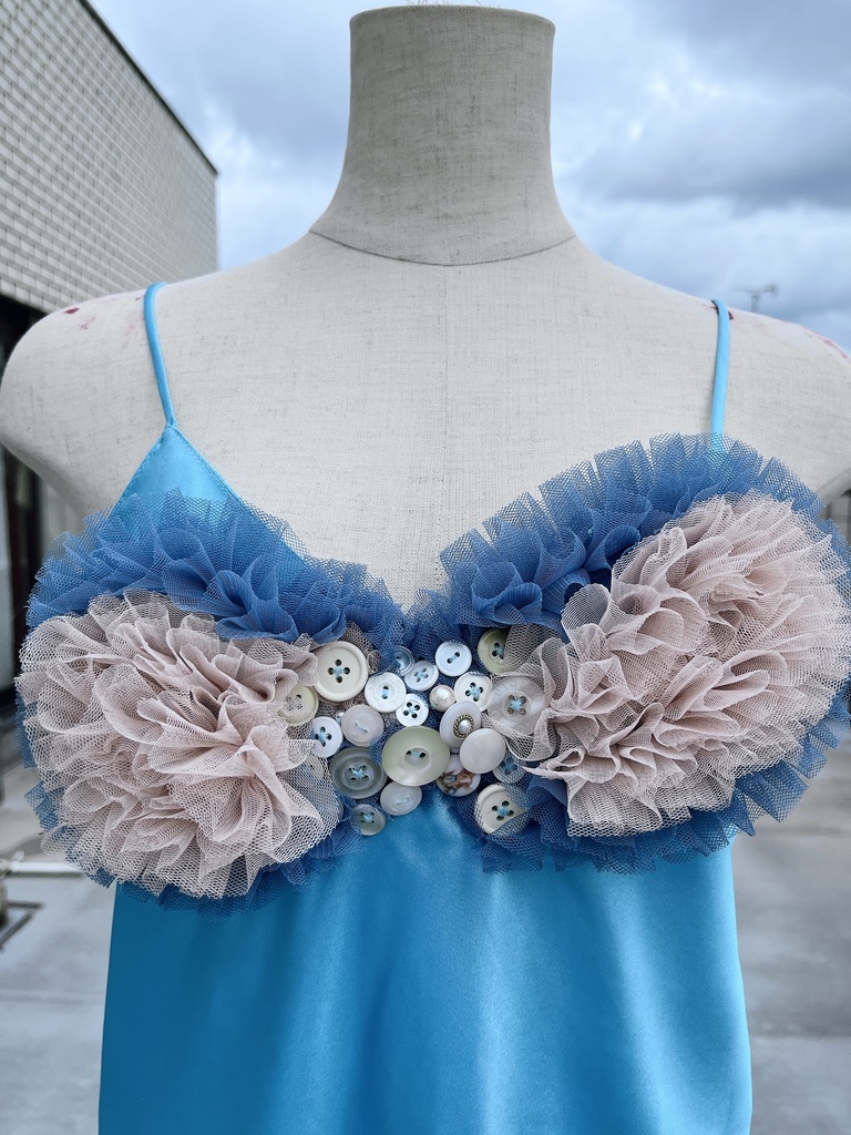 バレリーナの亡骸(ベージュ×ブルー)