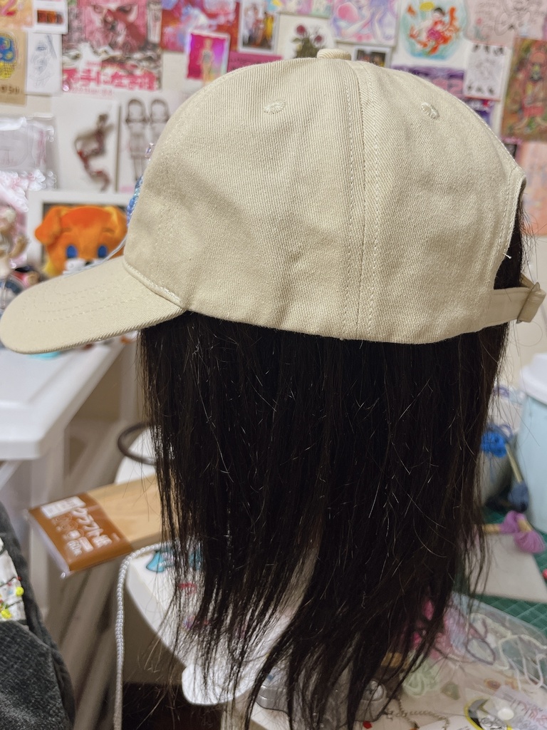 ごきげんな帽子1号(ベージュ) Cheerful Hat No.1 – Beige