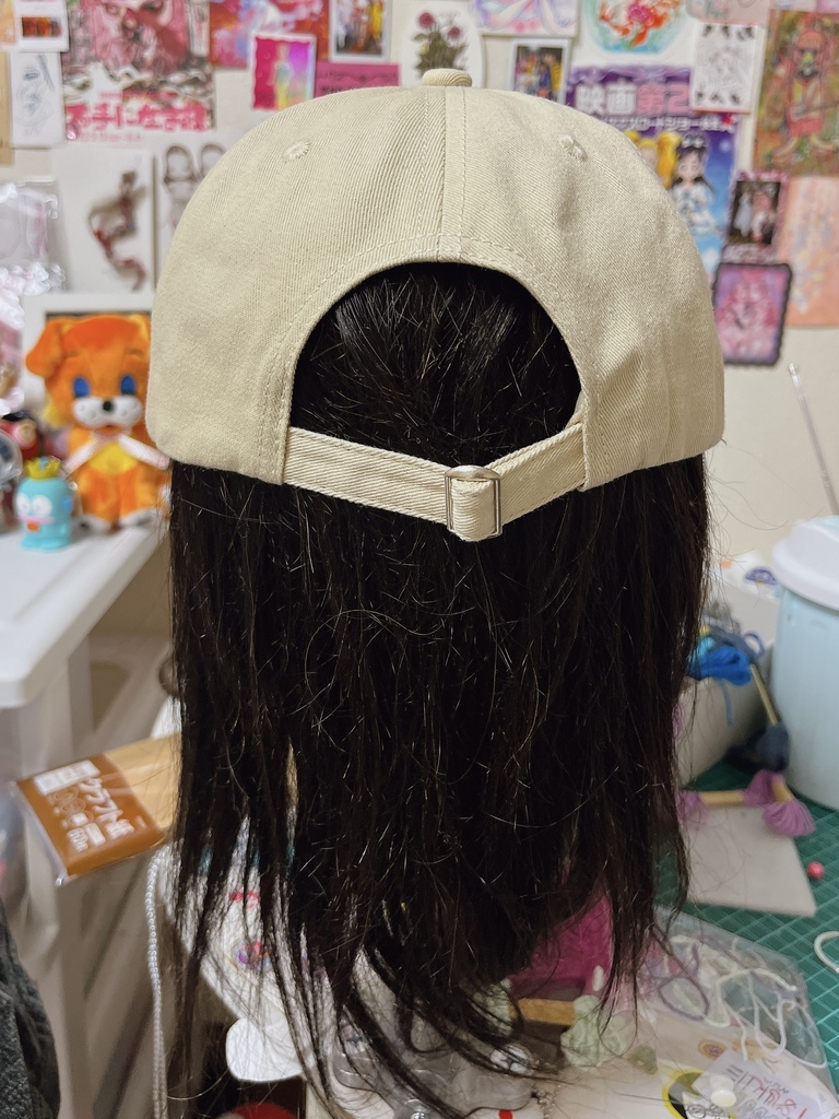 ごきげんな帽子2号(ベージュ) Cheerful Hat No.2 – Beige