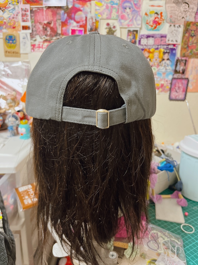 ごきげんな帽子3号(グレー) Cheerful Hat No.3 – gray
