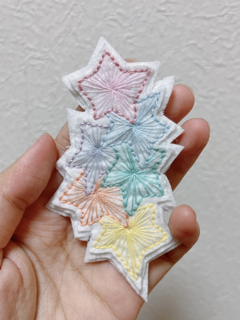 屑は屑でも星屑が好き。ブローチ