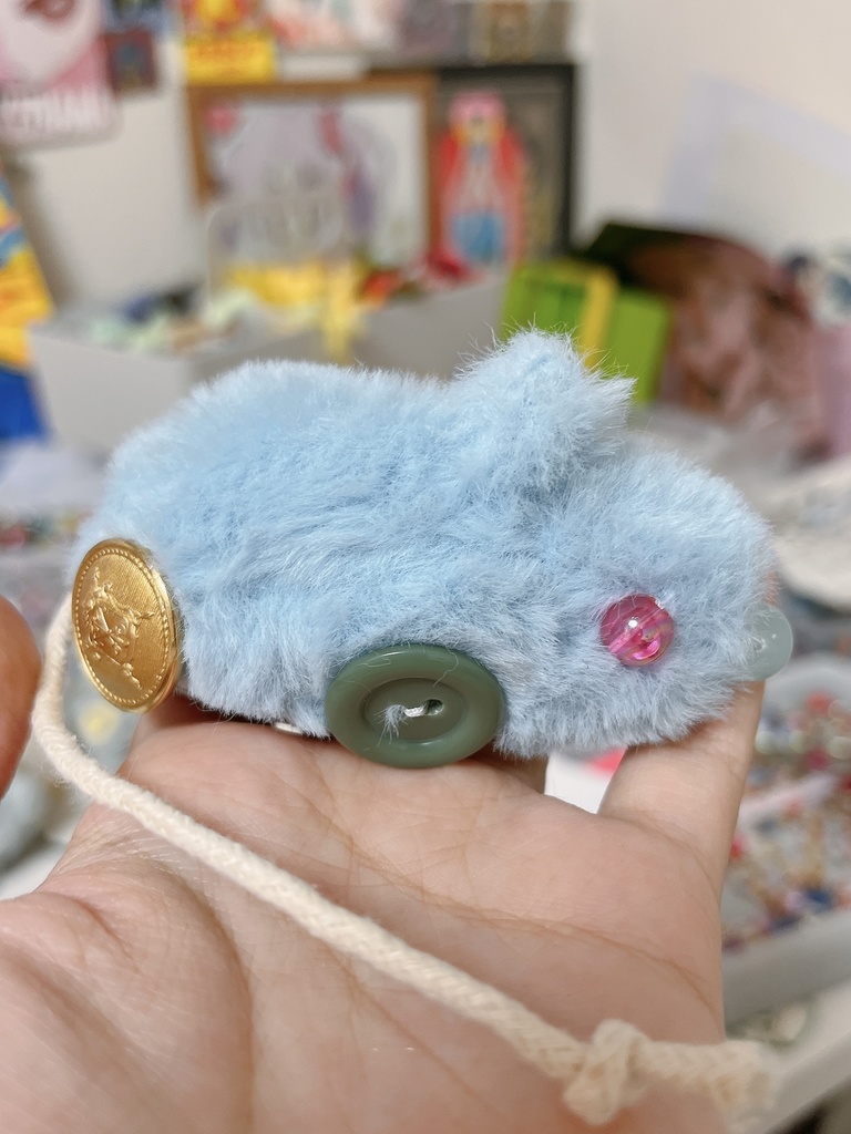 ねずみちゃん3号水色Little mouse No.3 blue
