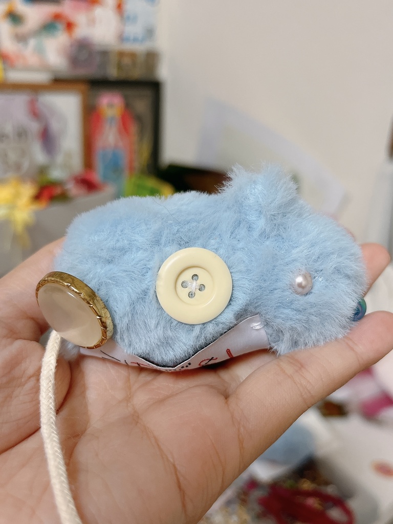 ねずみちゃん4号水色Little mouse No.4 blue