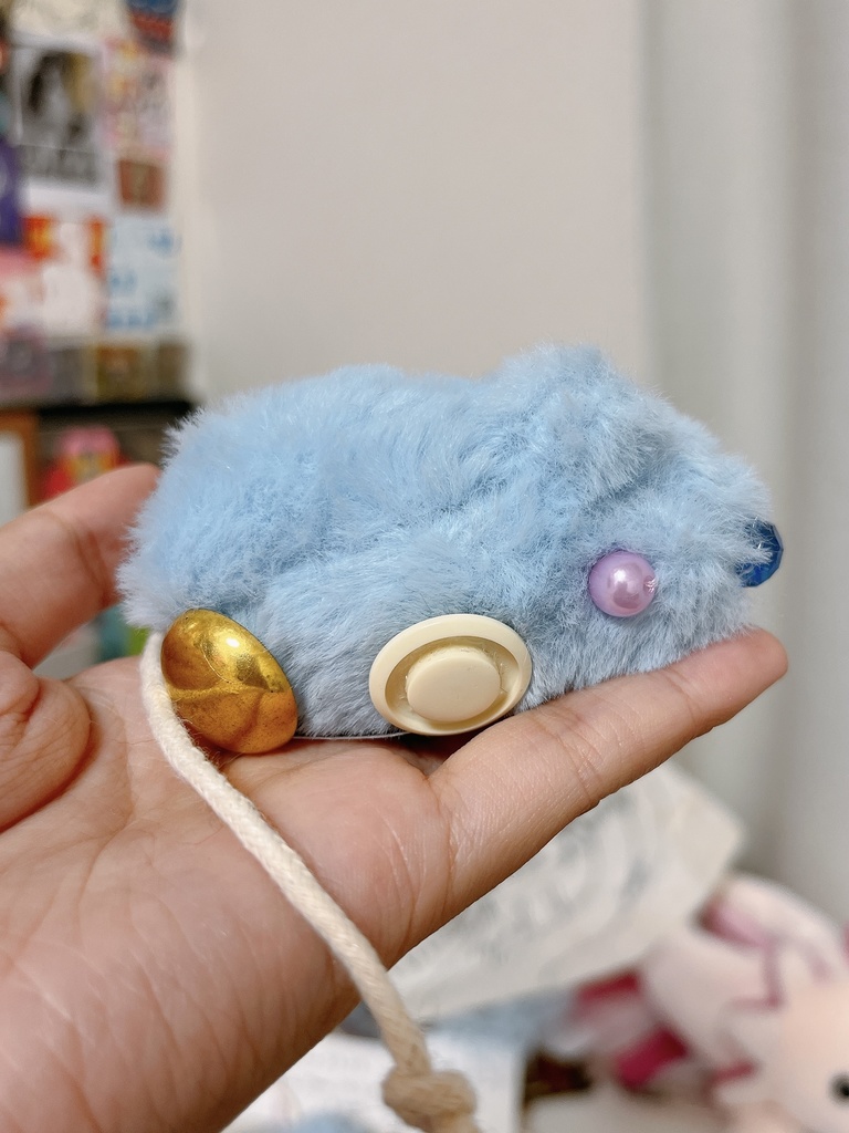 ねずみちゃん 6号水色Little mouse No.6 blue