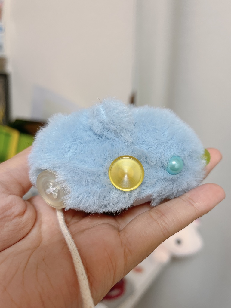 ねずみちゃん7号水色Little mouse No.7 blue