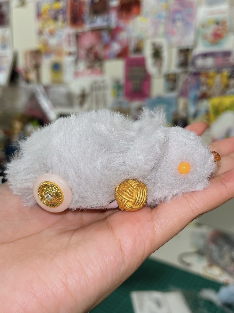 ねずみちゃん5号グレーlittle mouse No.5gray