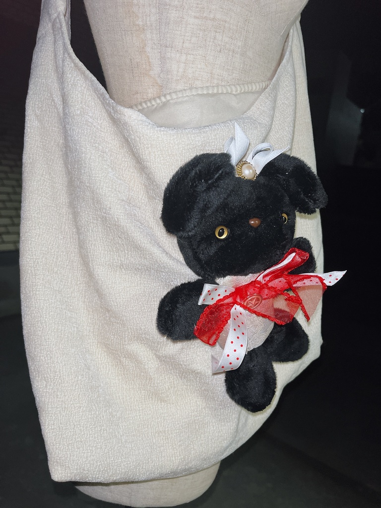 抱っこして肩がけバックBlack