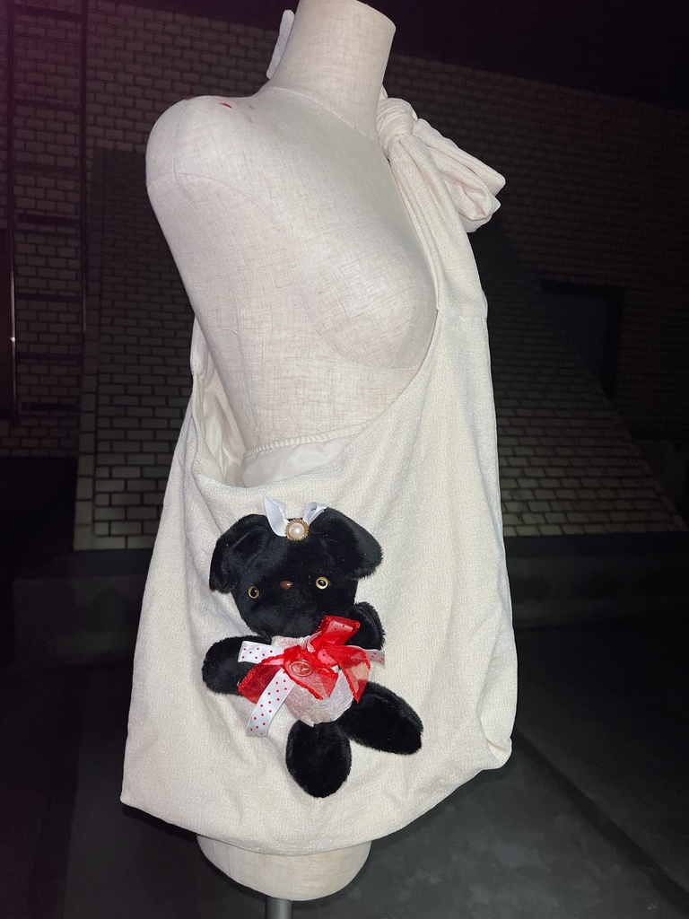 抱っこして肩がけバックBlack