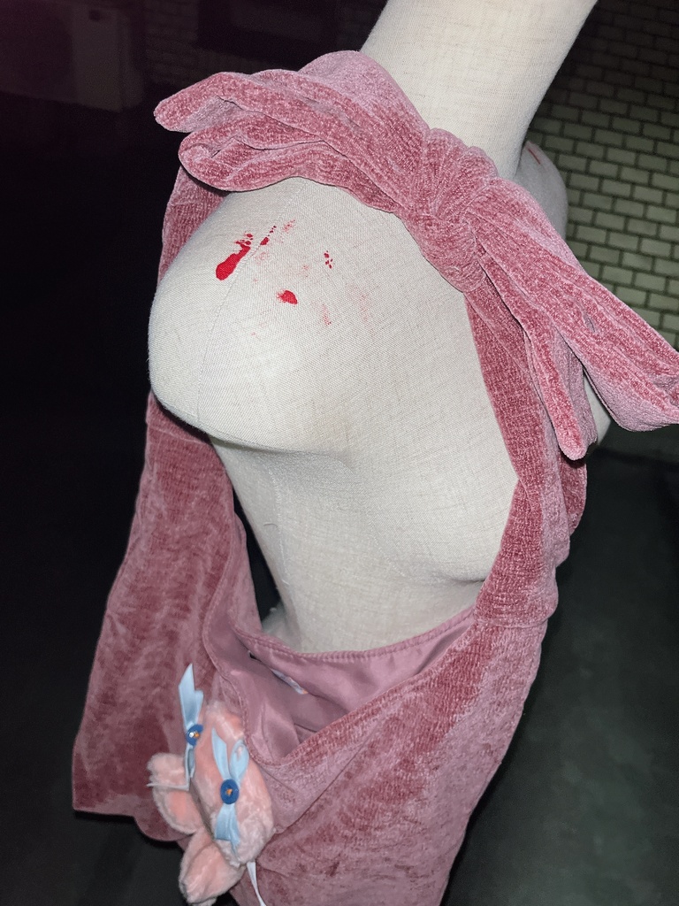 抱っこして肩がけバックpink