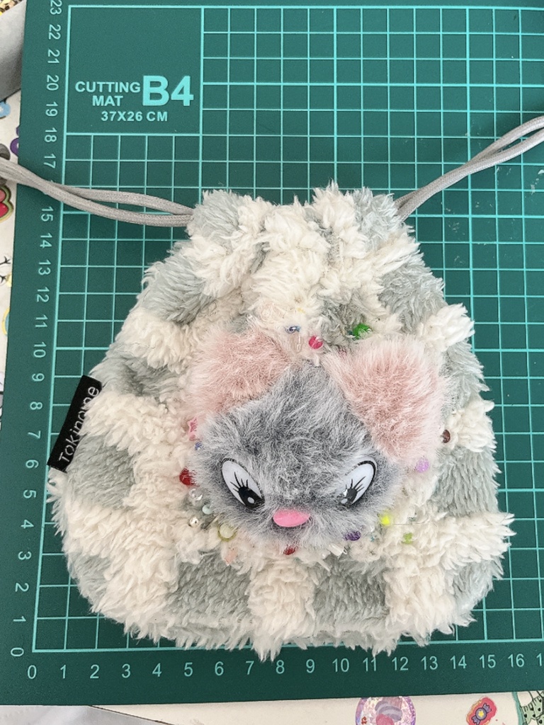 ときめきをつめて巾着