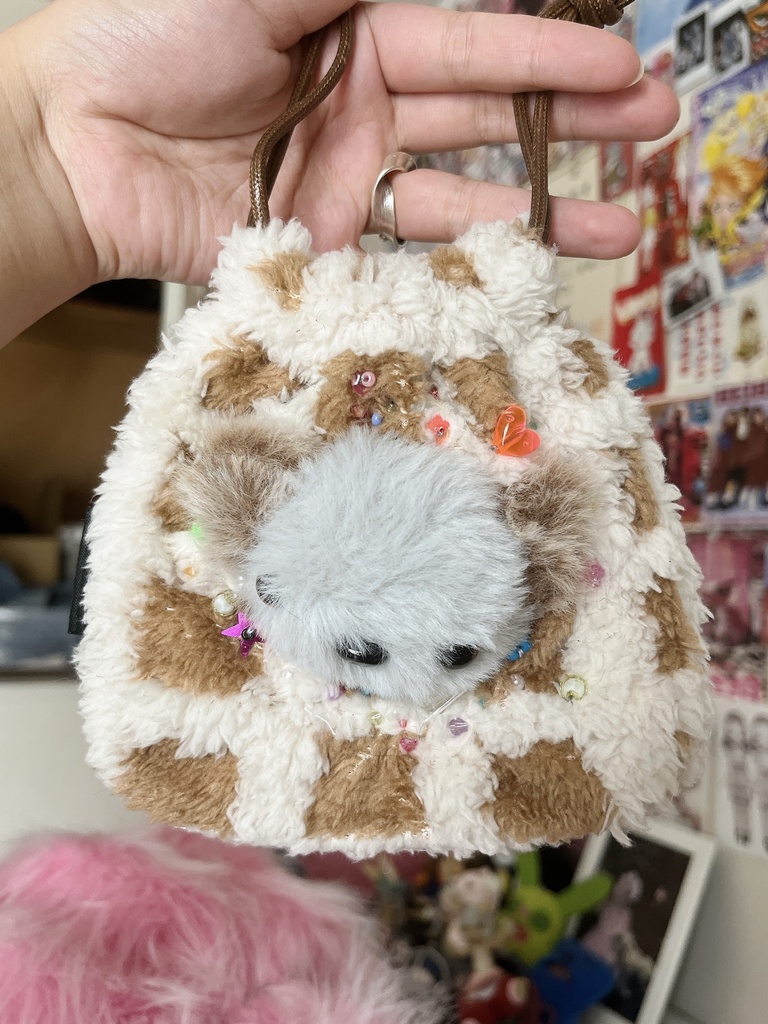ぬいぐるみは命巾着