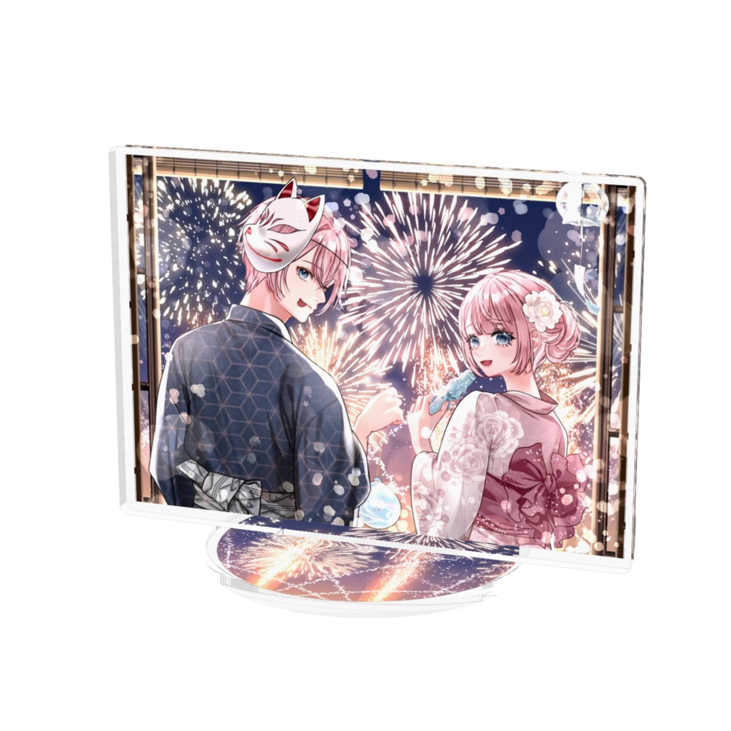 とわととわお 花火デートアクリルスタンド