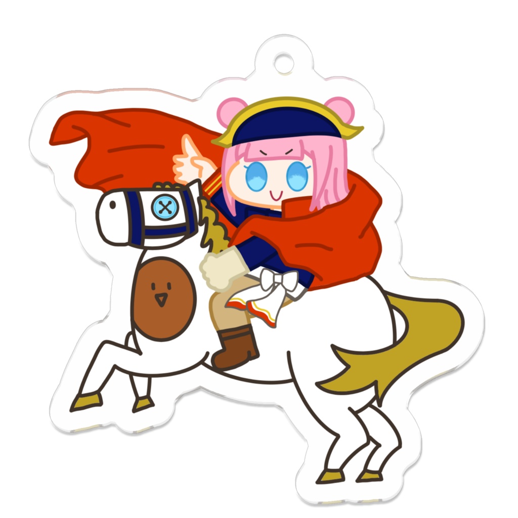 新年☆午年とわレオンアクリルキーホルダー