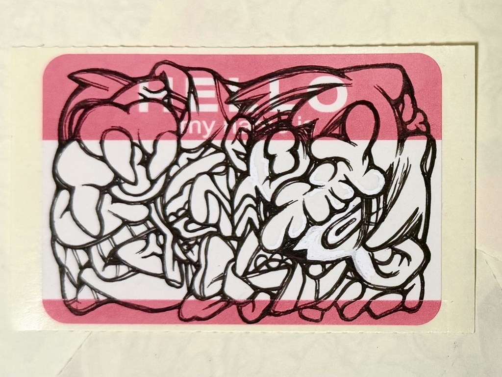 手描きステッカーミニ