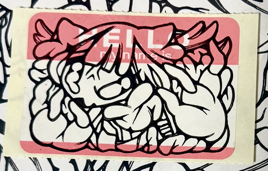 手描きステッカーミニ