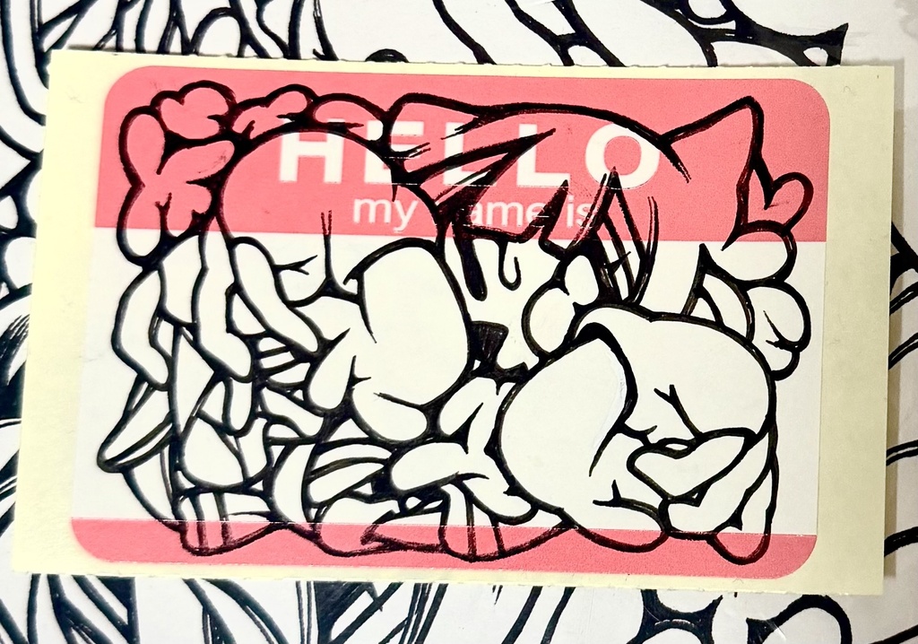 手描きステッカーミニ
